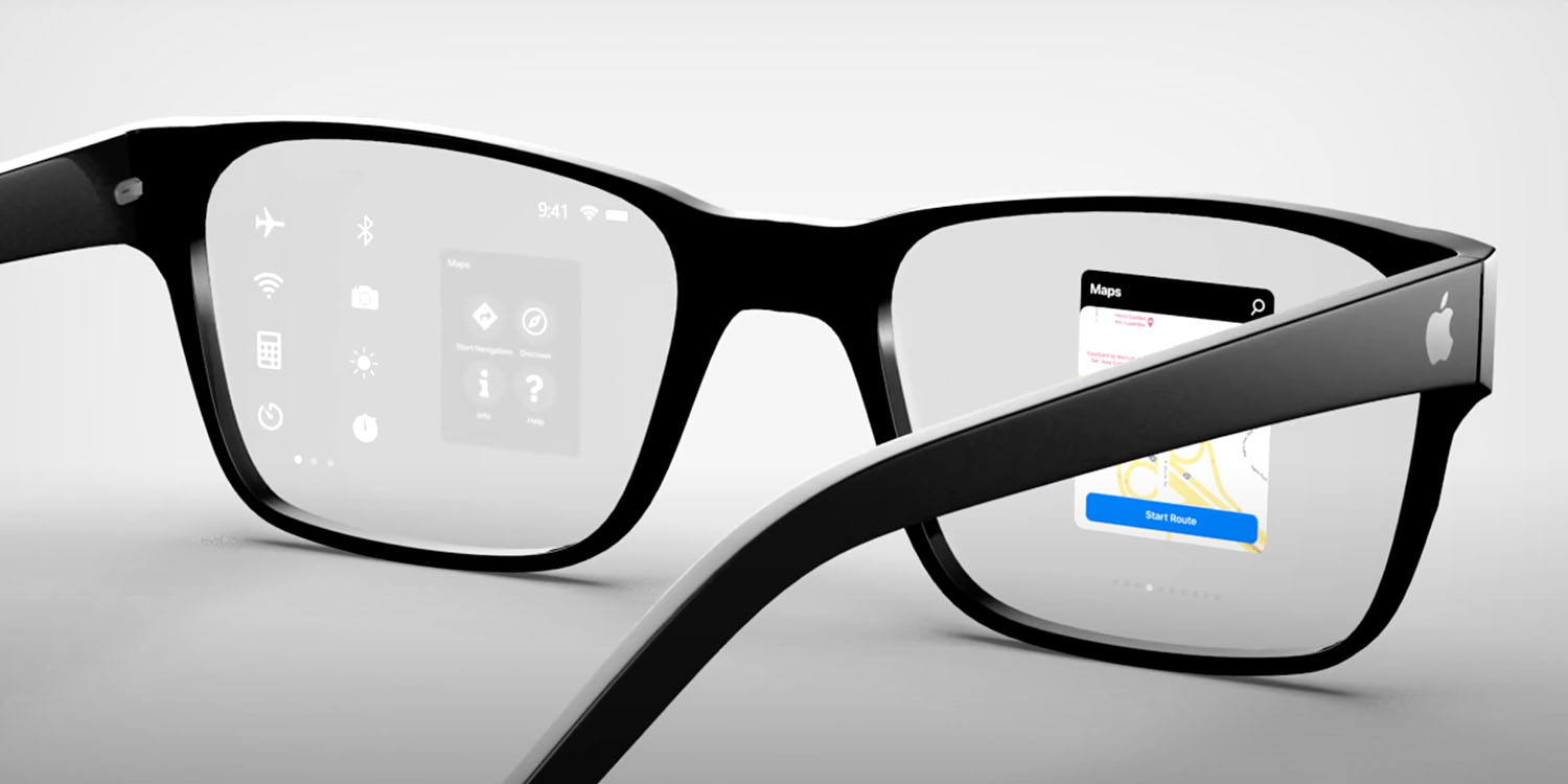 Apple Glasses won't face competition from Google Iris | Concept image with map overlay